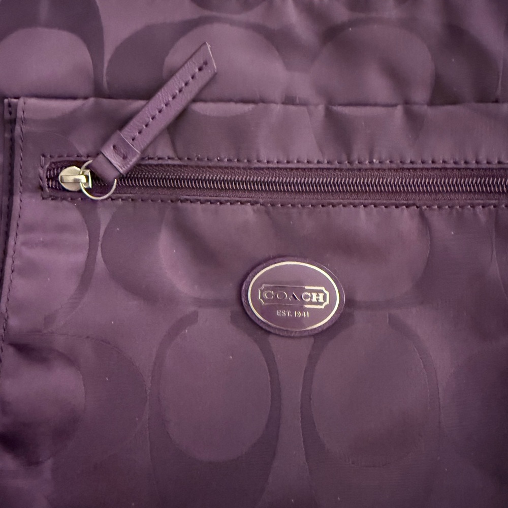 New Coach Signature Amethyst bag - Picture 4 of 8